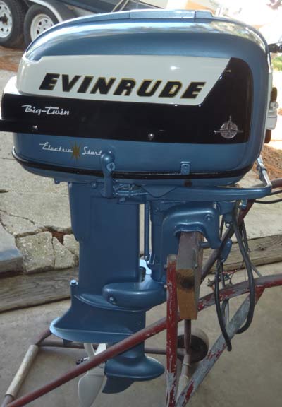 1956 30 hp Evinrude Outboard Antique Boat Motor For Sale