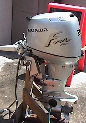 used honda 25 hp outboard for
