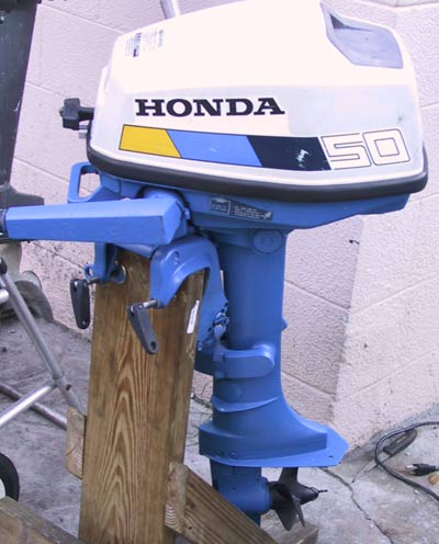 2006 Honda 5 hp outboard motor #4