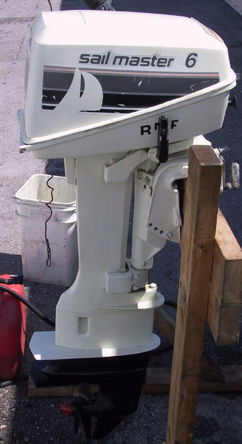 Used Johnson 6 hp Outboard long shaft Sailmaster Outboard For Sale