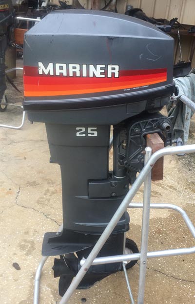 mariner outboard 25hp remote shaft yamaha electric start ship smalloutboards