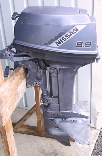 Used nissan 9.9 hp outboard #10