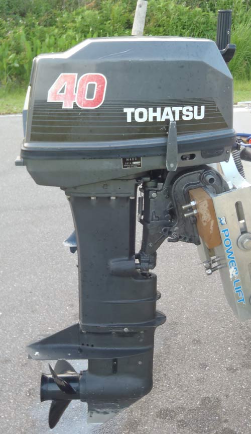 Used nissan 9.9 hp outboard #2