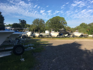 Outdoor boat and Trailer storage