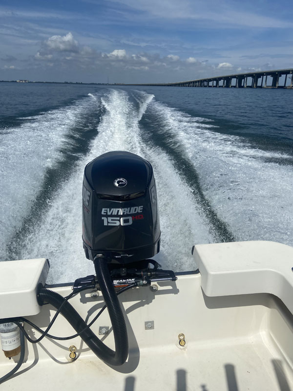 2012 Evinrude ETEC 150 hp Outboard Boat Motor For Sale.