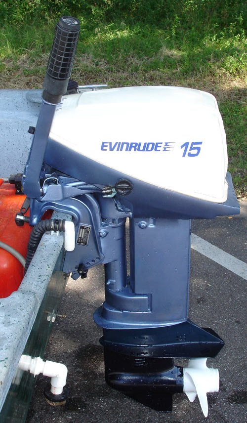 15hp Evinrude Outboard Boat Engine
