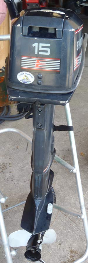 long shaft evinrude 15 hp outboard for sale
