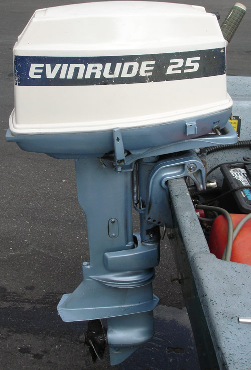 25 hp Evinrude Outboard Boat Motor For Sale