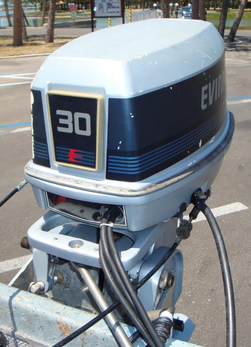 30 hp Evinrude Outboard motor control box wiring 