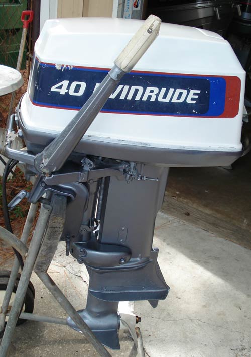 Used 40 hp Evinrude Outboard Boat Motors For Sale.