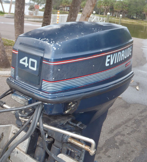 Evinrude 40 hp Outboard For Sale VRO oil injection