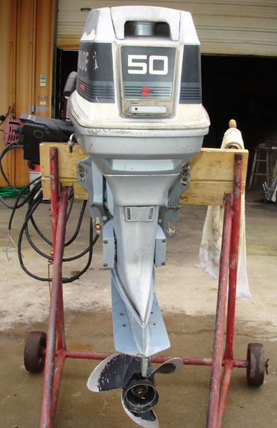 Used 50 hp Evinrude Outboard Boat Motors For Sale.