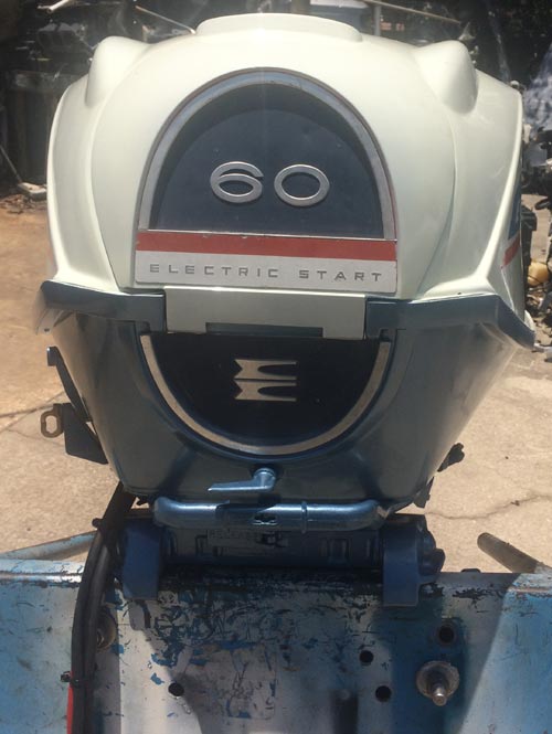 1966 60 hp Evinrude Outboard Boat Motor For Sale. Fully 