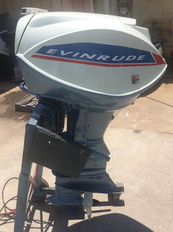 1966 60 hp Evinrude Outboard Boat Motor For Sale. Fully 