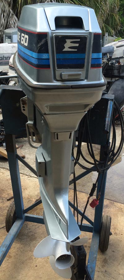 Used 60 hp Evinrude Outboard Boat Motors For Sale.