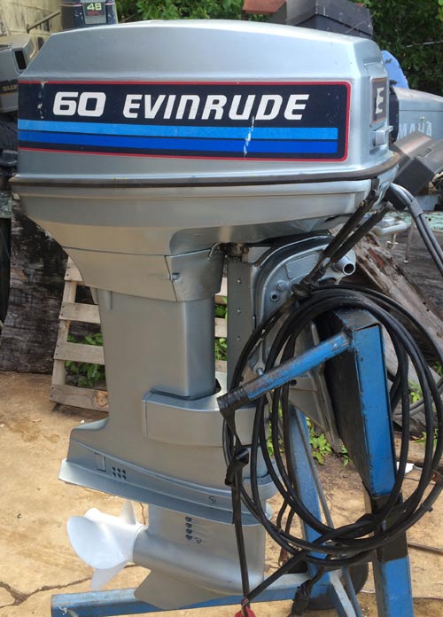 Used 60 hp Evinrude Outboard Boat Motors For Sale.