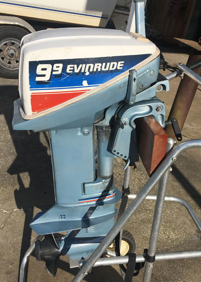 EVINRUDE 9.9 HP OUTBOARD