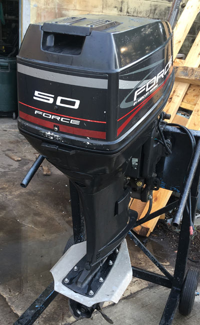 50 hp force outboard boat motor for sale.