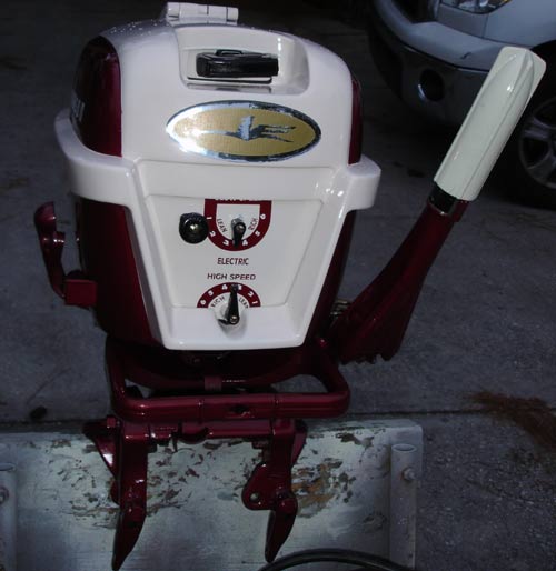 Restored Johnson 18 hp Outboard Boat Motor For Sale