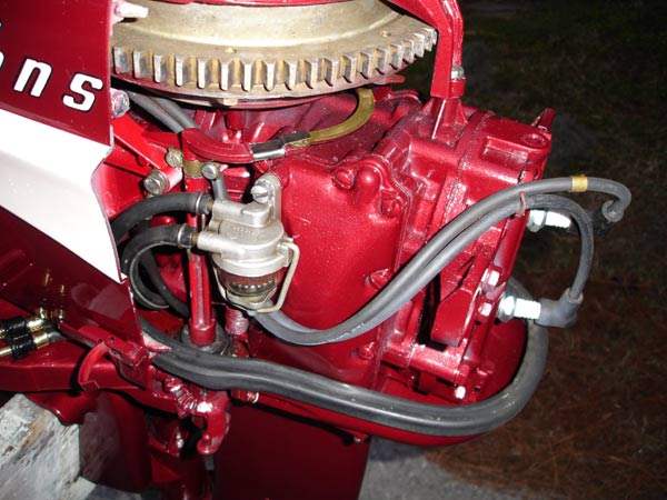 Restored Johnson 18 hp Outboard Boat Motor For Sale motor starter wiring harness 