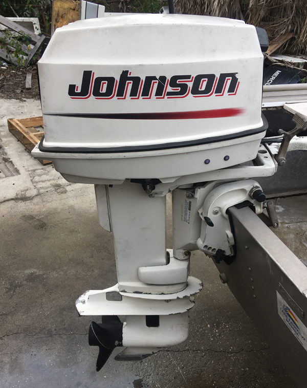 Johnson 25 Hp Outboard Boat Motor For Sale 15" Short Shaft, 115lbs, Ti...