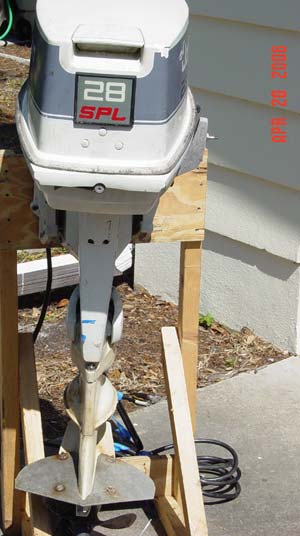 28 hp Johnson Outboard Motor