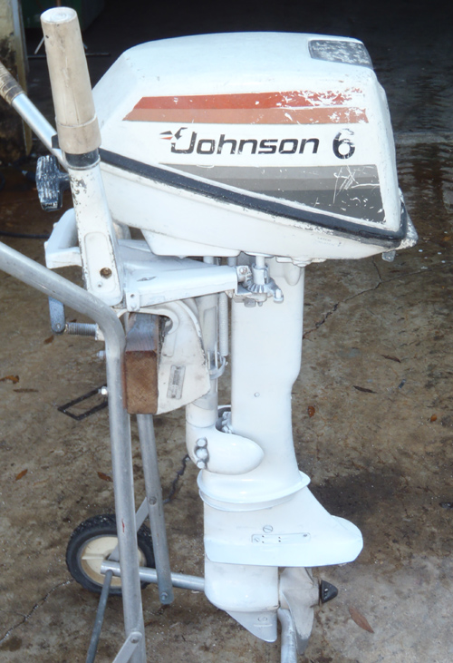 Used 6 hp Johnson Outboard Motor Johnson Evinrude Boat Motors outboard engine diagram 