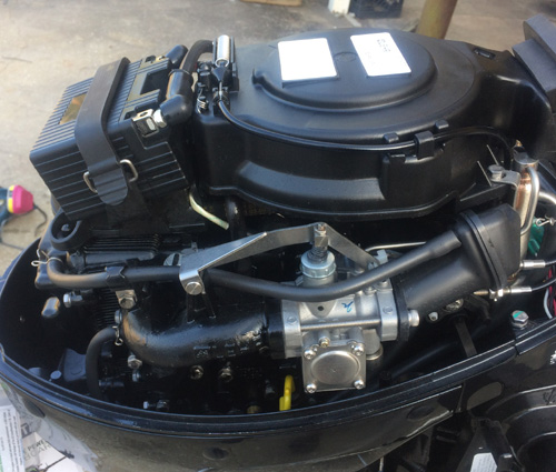 lehr 9.9 hp electric start outboard boat motor propane