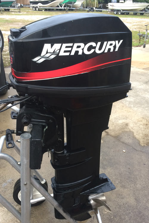 25 hp mercury outboard boat long shaft remote model