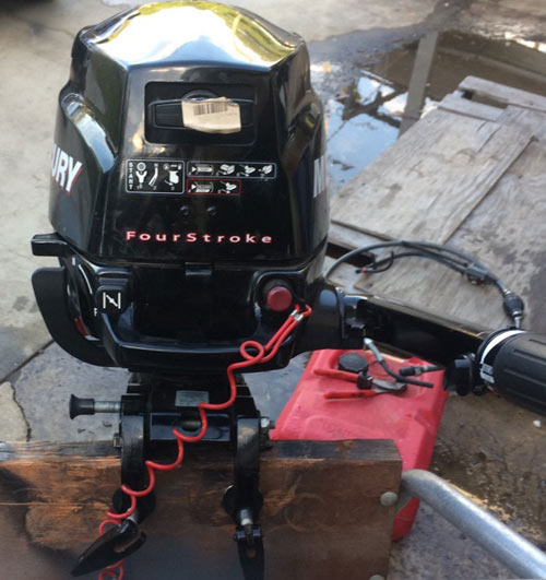 2010 3.5 hp Mercury Outboard For Sale 4 Stroke