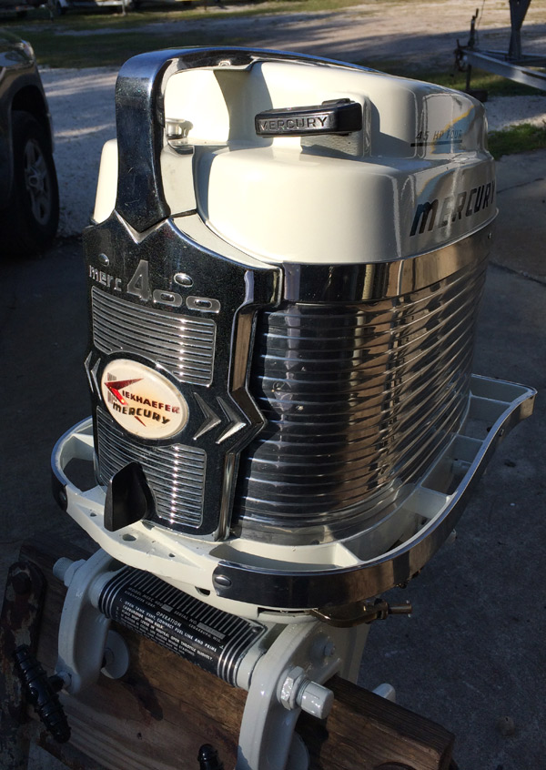 Mercury 400s 45 hp Outboard Vintage Motor for sale.