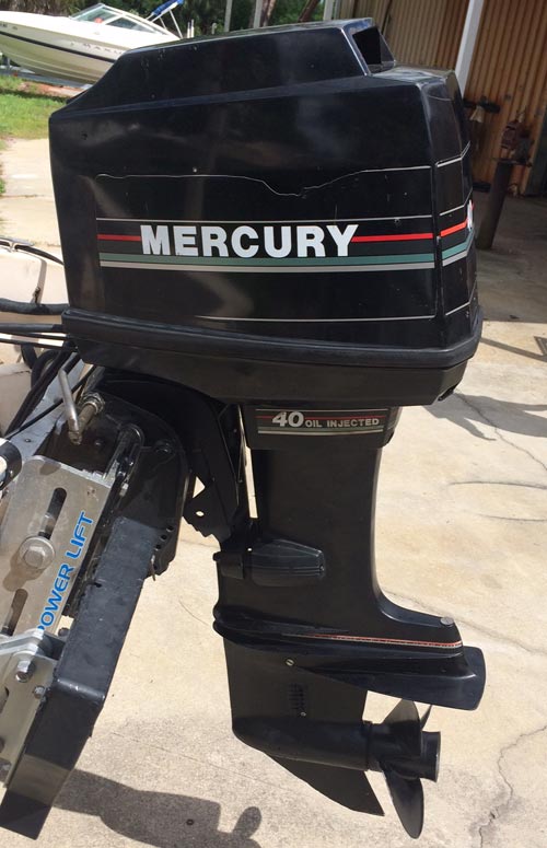 40 hp Mercury outboard for sale