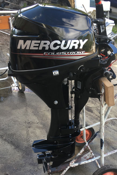 9.9 hp Mercury Outboard Long Shaft Remote Electric Start