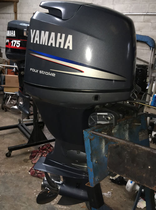 90hp yamaha 4-stroke outboard boat motor for sale