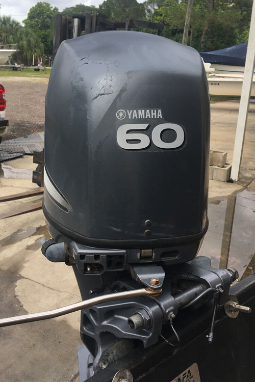 60 hp Yamaha 4Stroke Outboard.